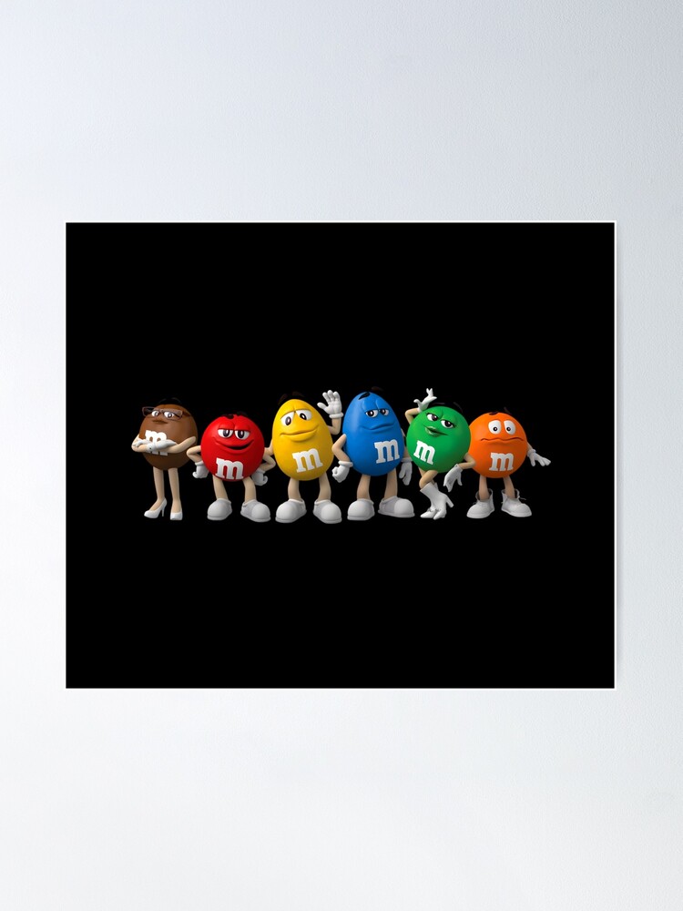 m and ms Poster for Sale by FATYZA004