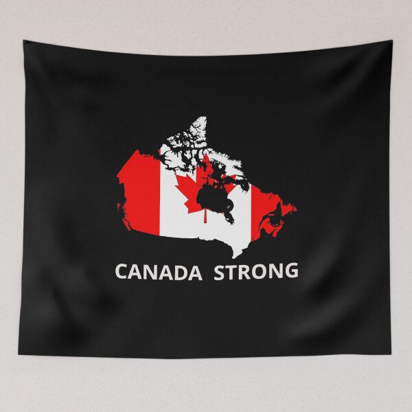 Item preview, Canada Strong - Canada Flag Map designed and sold by Wild One.