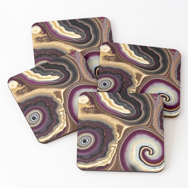 Item preview, Geode Like Marble Design - Earth Tones designed and sold by ArtistsQuest.
