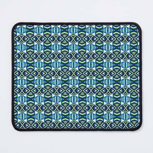 Item preview, Wild Pattern 3, Green, Blue, Black designed and sold by Joelle Burnette.