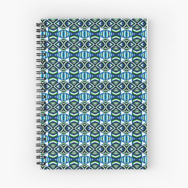 Item preview, Wild Pattern 3, Green, Blue, Black designed and sold by Joelle Burnette.