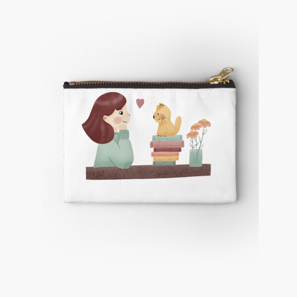 Artikelvorschau, Mädchen und gelbe Katze entworfen und verkauft von sasithornillustration.