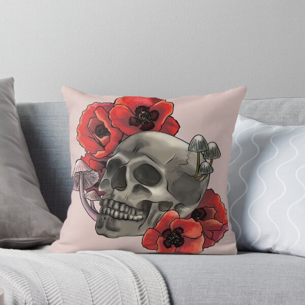 Item preview, Skull Poppies designed and sold by MushBloomSenpai.