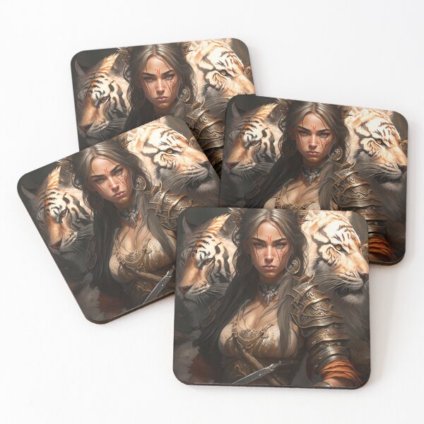 Item preview, Tiger Warrior Girl designed and sold by Rays84.