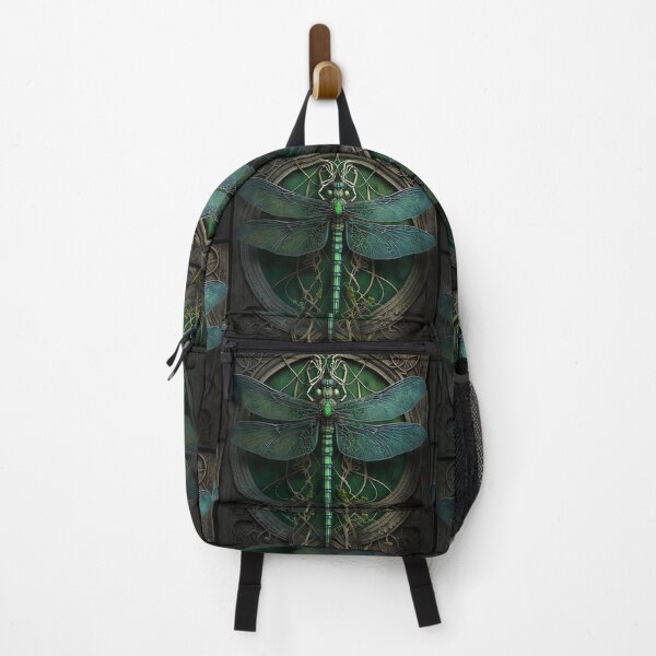 Item preview, Gothic Ornate Dragonfly in Hues of Green designed and sold by Dragonstrom.