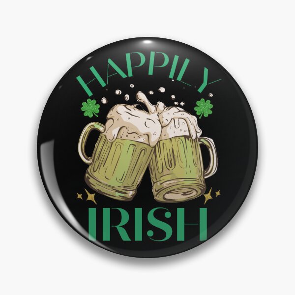 Artikelvorschau, Happily Irish Beer Lucky St. Patrick's Day Green Leprechaun Clover Shamrock St. Paddy's Day Luck entworfen und verkauft von CarantinedChaos.