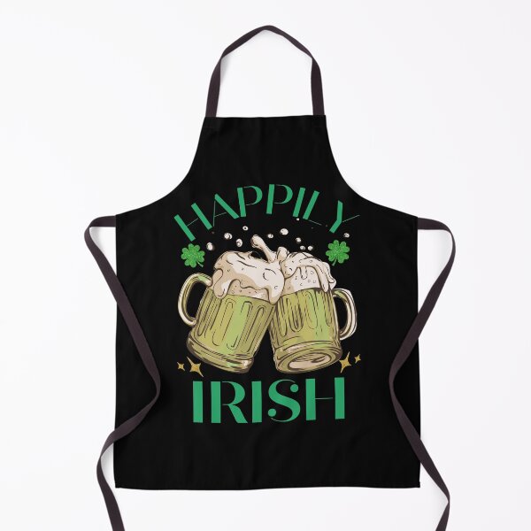 Item preview, Happily Irish Beer Lucky St Patrick's Day Green Leprechaun Clover Shamrock St Paddy's Day Luck designed and sold by CarantinedChaos.