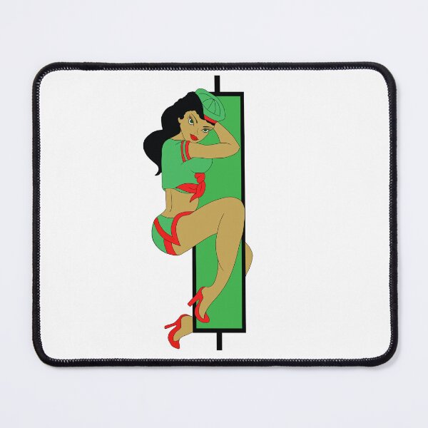 Item preview, Beautiful Bullish Pinup Girl Trading The Market Up. designed and sold by tradeculture143.