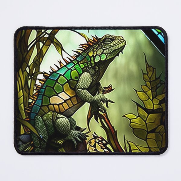 Item preview, IGUANA VITRAL SWAMP  designed and sold by BoriGrafico.