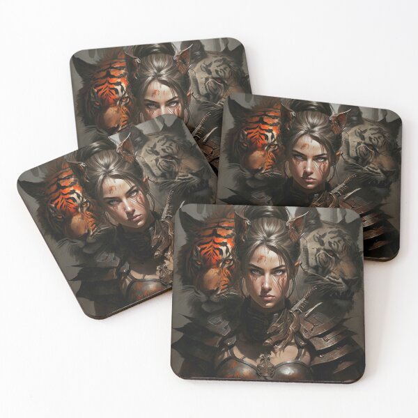 Item preview, Tiger Warrior Girl designed and sold by Rays84.