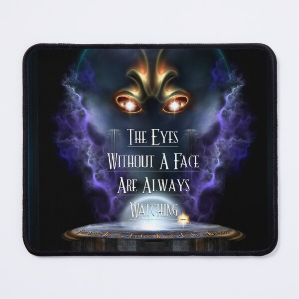 Item preview, Eyes Without A Face Typography Fractal Art by Xzendor7 designed and sold by Xzendor7 Digital Art Creations.
