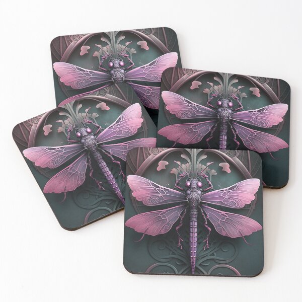 Item preview, Ornate Dragonfly in Hues of Pink designed and sold by Dragonstrom.