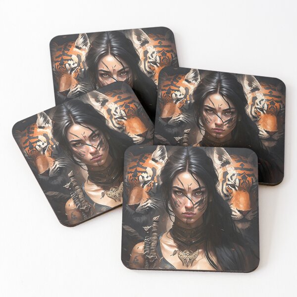 Item preview, Tiger Warrior Girl designed and sold by Rays84.