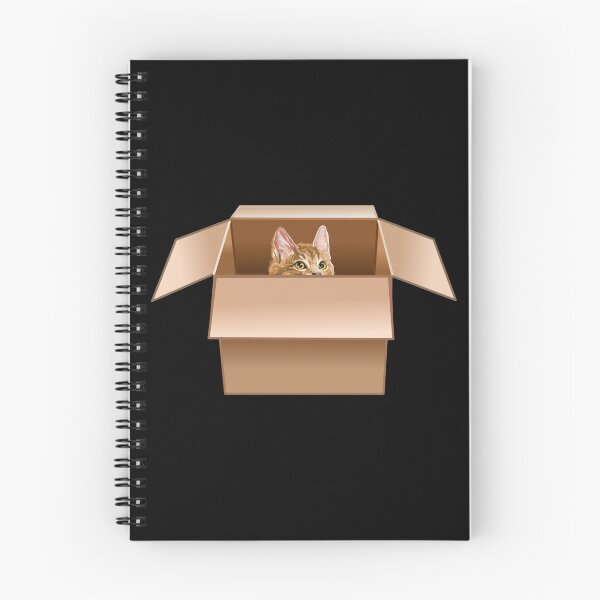 Item preview, Ginger Kitten Peeking from Cardboard Box designed and sold by Deborah Camp.