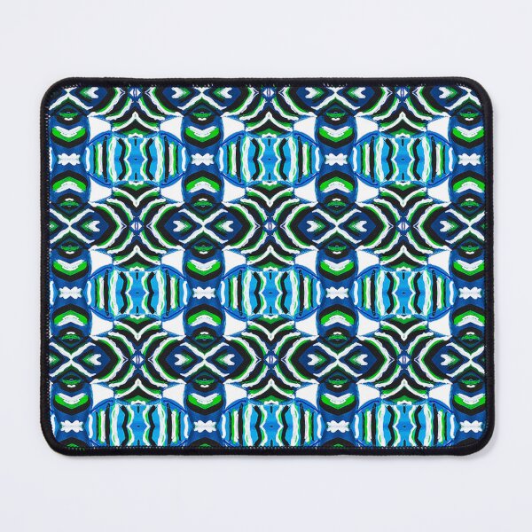 Item preview, Pattern 4, Green, Blue, Black designed and sold by Joelle Burnette.