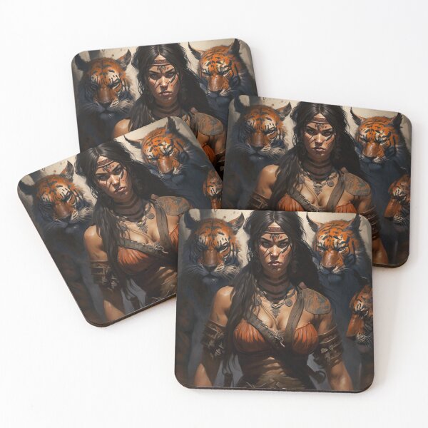 Item preview, Tiger Warrior Girl designed and sold by Rays84.