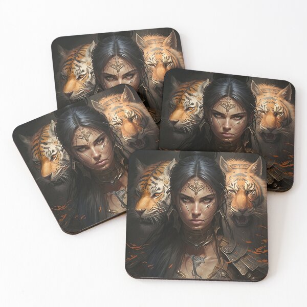 Item preview, Tiger Warrior Girl designed and sold by Rays84.