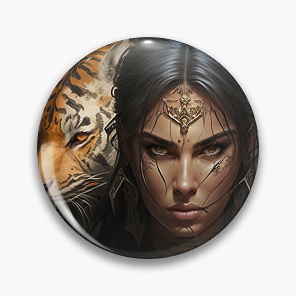 Item preview, Tiger Warrior Girl designed and sold by Rays84.