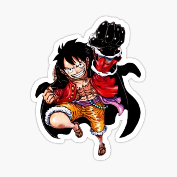 Monkey D. Luffy One Piece Characters Weatherproof Anime Sticker 6 Car  Decal