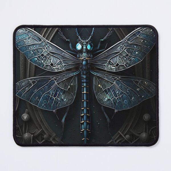 Item preview, Intricate Sparkling Dragonfly in Hues of Blue designed and sold by Dragonstrom.