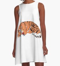 Hobbes and Calvin A-Line Dress