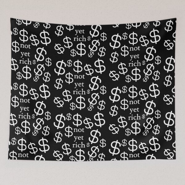 Item preview, Not Yet Rich designed and sold by jaffeworld.