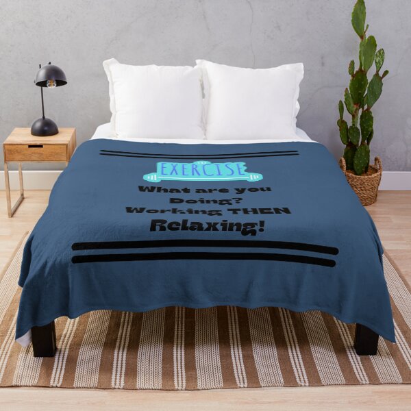 Item preview, Exercise, What are you doing? working then relaxing! designed and sold by POSITIVE4EVA.