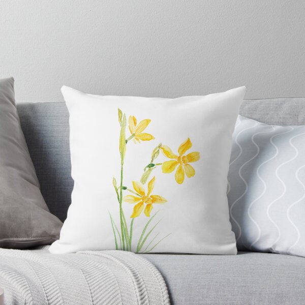 Item preview, aquarelle de narcisse jaune peinte à la main  designed and sold by ColorandColor.