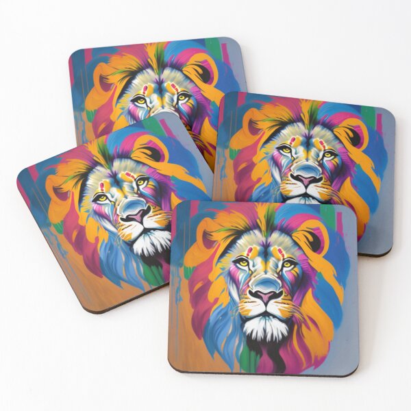 Item preview, LION OIL PAINTING designed and sold by Wonder Pixel Studio.