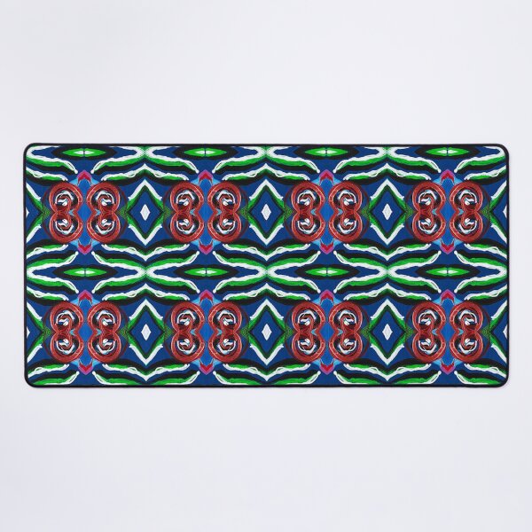 Item preview, Pattern 5, Green, Blue, Black designed and sold by Joelle Burnette.