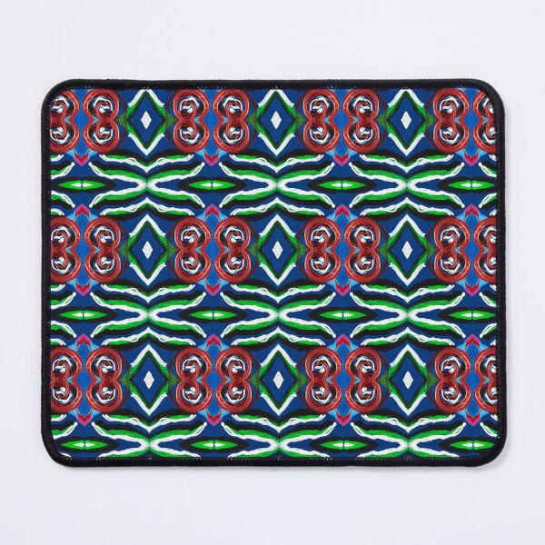 Item preview, Pattern 5, Green, Blue, Black designed and sold by Joelle Burnette.
