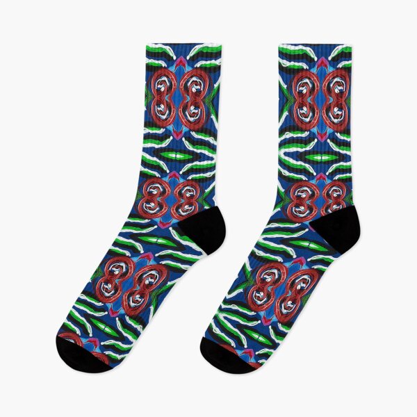 Item preview, Pattern 5, Green, Blue, Black designed and sold by Joelle Burnette.