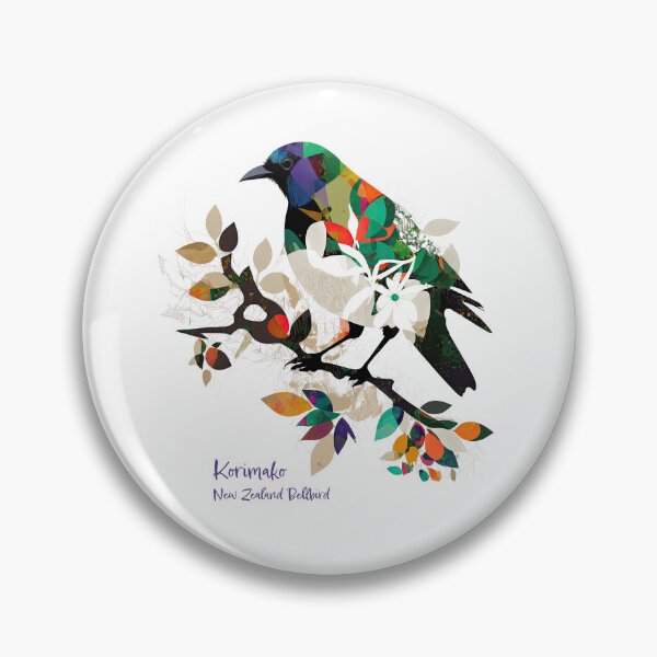 Item preview, Embrace the Beauty of New Zealand with Our Bellbird Print Collection designed and sold by ThePurpleMelon.