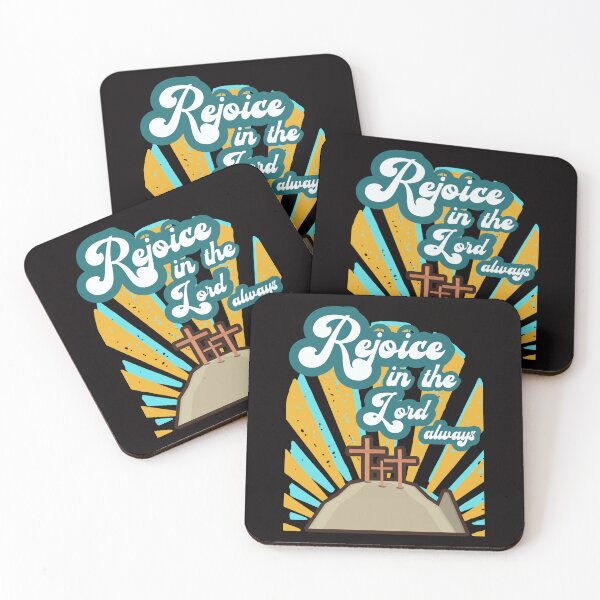 Item preview,  Rertro Rejoice in the Lord Always  designed and sold by BeansHotTees.