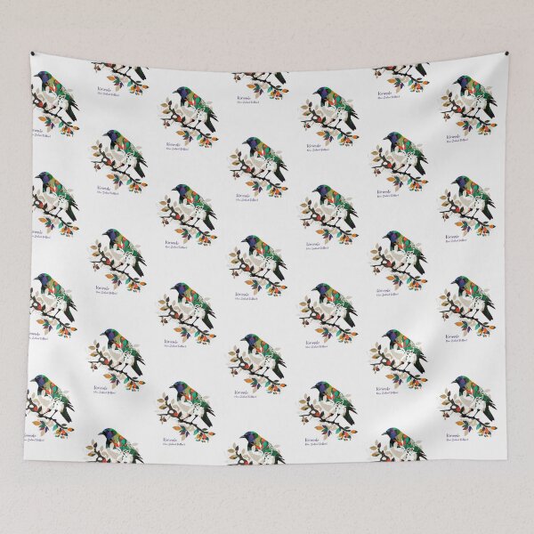 Item preview, Embrace the Beauty of New Zealand with Our Bellbird Print Collection designed and sold by ThePurpleMelon.