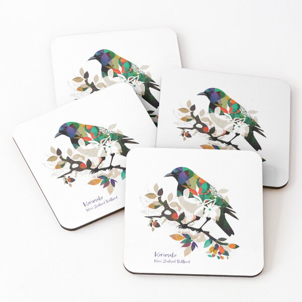 Item preview, Embrace the Beauty of New Zealand with Our Bellbird Print Collection designed and sold by ThePurpleMelon.