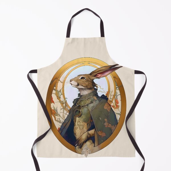 Item preview, Art Nouveau Anthropomorphic Hare With A Cape designed and sold by entwithanaxe.