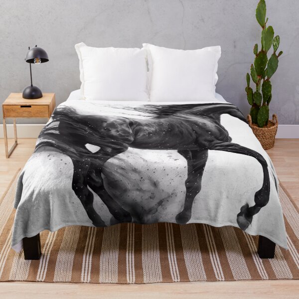 Item preview, Magical Ebony Horse designed and sold by Powercat Graphic Arts.