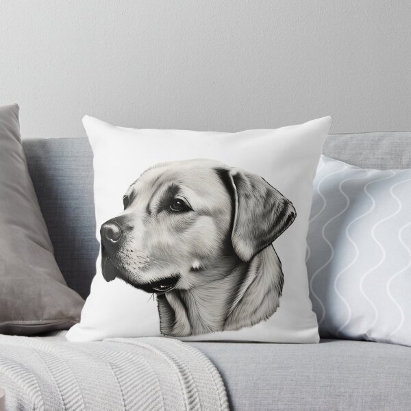 Item preview, Shades of Gray: Portrait of a Labrador Retriever designed and sold by DoggyDevotion.