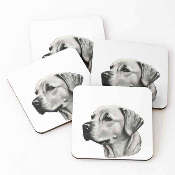 Item preview, Shades of Gray: Portrait of a Labrador Retriever designed and sold by DoggyDevotion.