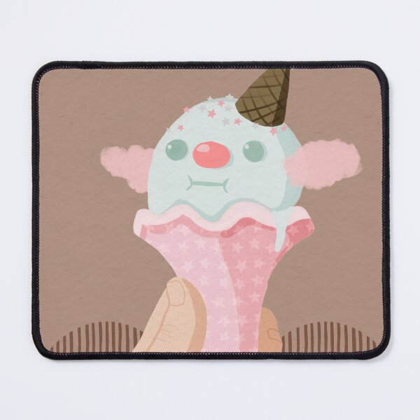 Item preview, Clown Ice Cream Cone Jelly Gouache Painting designed and sold by Valerie Englehart.