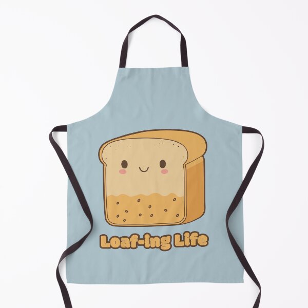 Item preview, Loaf-ing Life - cute kawaii satisfied piece of bread designed and sold by RoboRaphael.