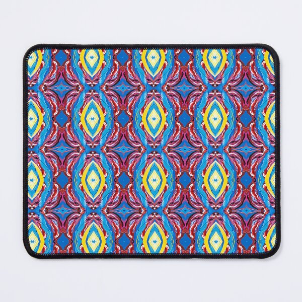 Item preview, Abstract Crab Pattern 6, Blue, Pink, Yellow designed and sold by Joelle Burnette.