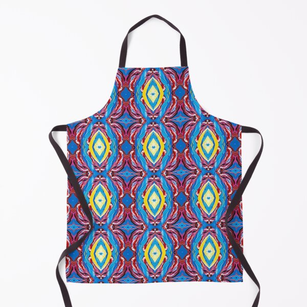 Item preview, Abstract Crab Pattern 6, Blue, Pink, Yellow designed and sold by Joelle Burnette.
