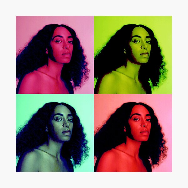 Solange Pop Art Photographic Print