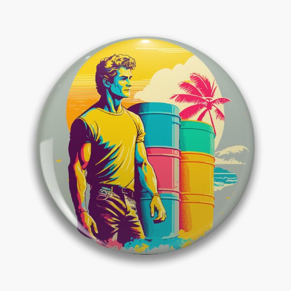 Item preview, Oil Rig Hottie 80's Tee Design designed and sold by Tanis-Tweedale.