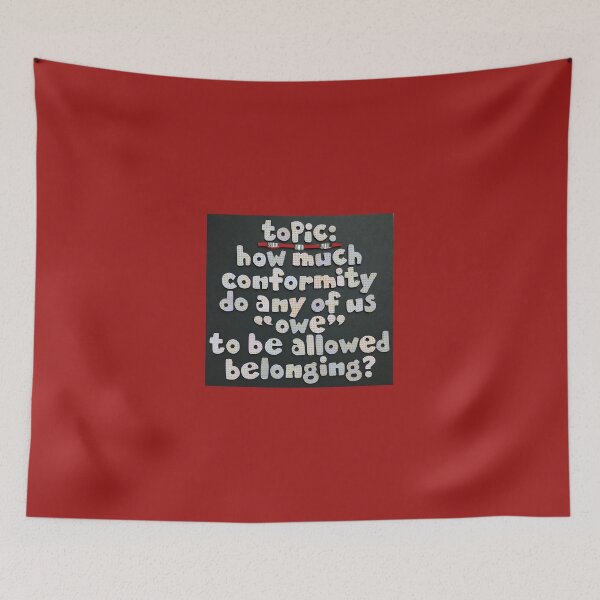 Item preview, Topic:  At What Cost Belonging? designed and sold by prunellaparsnip.