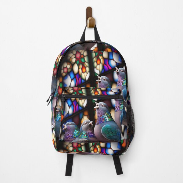Item preview, Pigeon Chorus in Stained Glass Church designed and sold by Bleknervin.