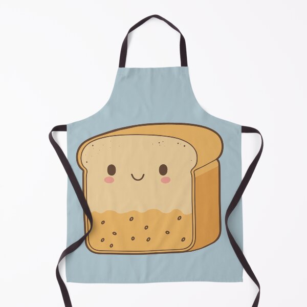 Item preview, Cute kawaii satisfied piece of bread designed and sold by RoboRaphael.