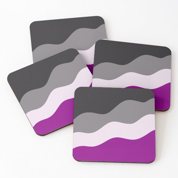 Item preview, wavy ace flag designed and sold by bees-illustrate.
